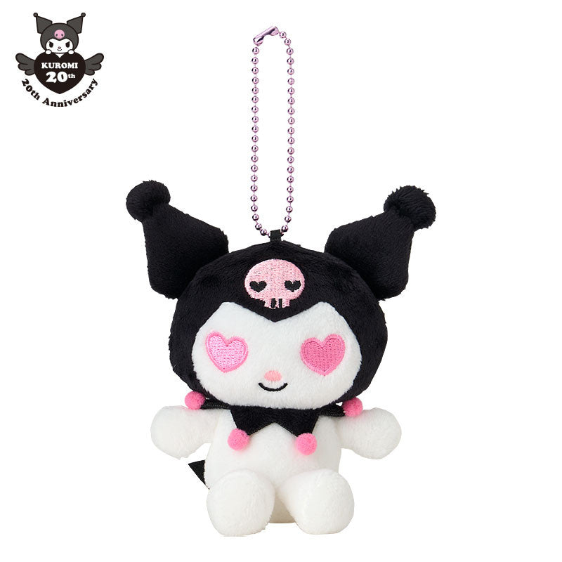 SANRIO | Kuromi Heart Mascot Holder Plush Keychain Bag Charm 12cm (20th Collection)