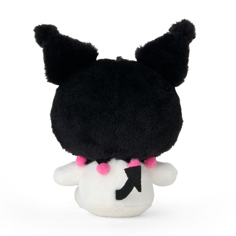 SANRIO | Kuromi Sitting Mascot Holder Plush Keychain W10 x H16 x D7 cm (My Melody 50th Anniversary & Kuromi 20th