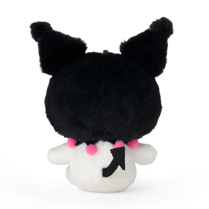 SANRIO | Kuromi Sitting Mascot Holder Plush Keychain W10 x H16 x D7 cm (My Melody 50th Anniversary & Kuromi 20th