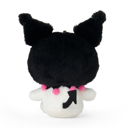 SANRIO | Kuromi Sitting Mascot Holder Plush Keychain W10 x H16 x D7 cm (My Melody 50th Anniversary & Kuromi 20th
