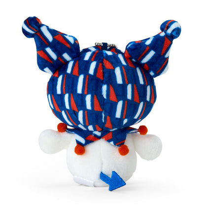 SANRIO x Elle | Kuromi Mascot Holder Bag Charm Plush Keychain 103×60×105mm