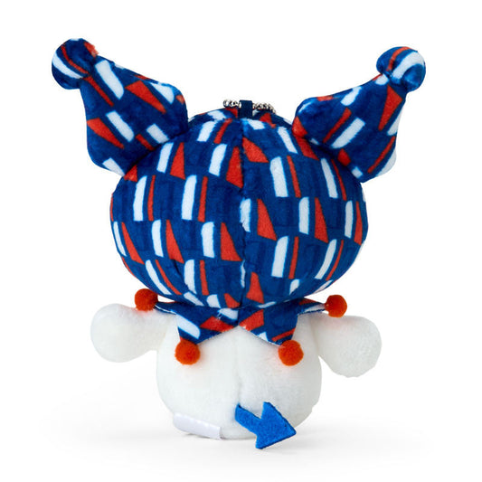 SANRIO x Elle | Kuromi Mascot Holder Bag Charm Plush Keychain 103×60×105mm