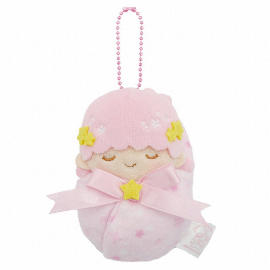 SANRIO | Little Twin Stars Lala Swaddle Plush Keychain Bag Charm 63 x 95 x 45 mm (50th Anniversary)