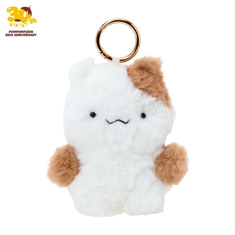 SANRIO | Pompompurin Muffin Keychain Mascot Bag Charm 95x70x120mm (Pompompurin 30th Anniversary Pompompurin From Back Then)