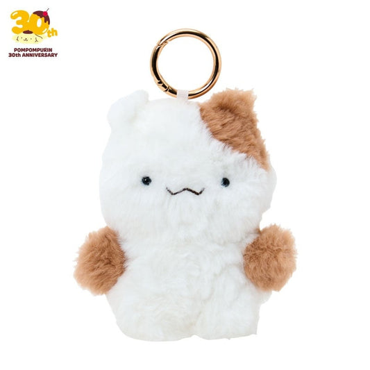SANRIO | Pompompurin Muffin Keychain Mascot Bag Charm 95x70x120mm (Pompompurin 30th Anniversary Pompompurin From Back Then)