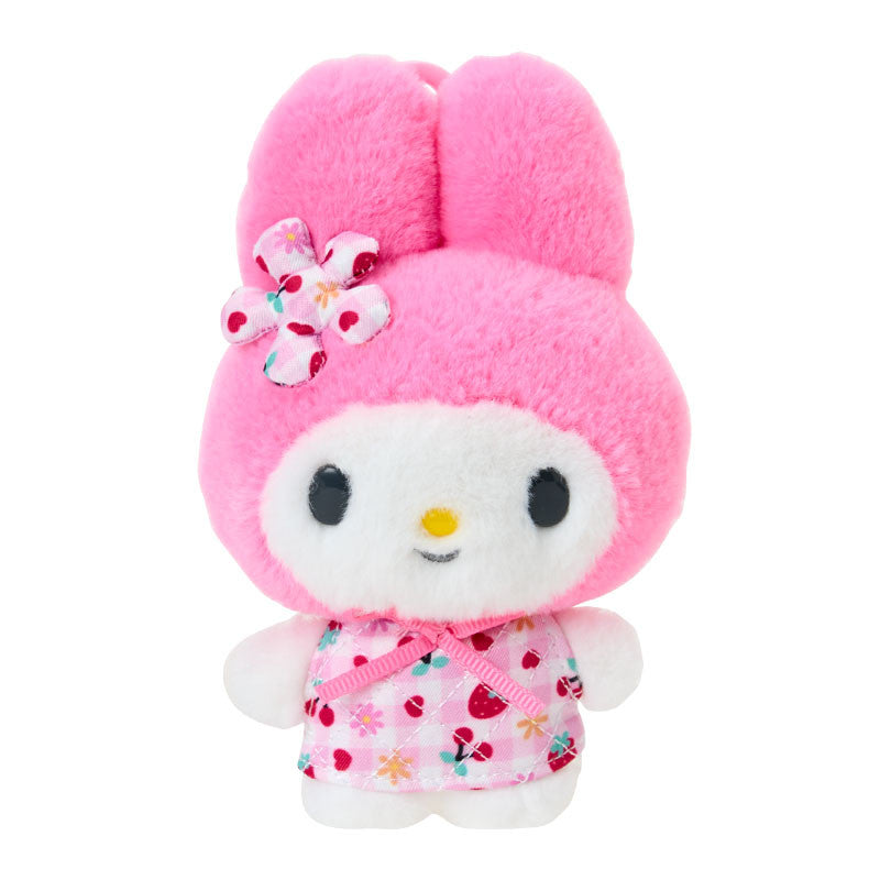 SANRIO | My Melody Mascot Holder Plush Keychain Bag Charm 11.8 x 11.3 x 5.0cm (Minnano Quilt)