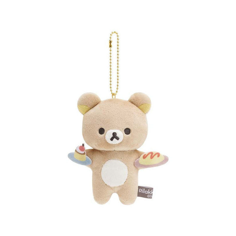 San-X | Rilakkuma Plush Keychain Mascot Holder 125×115×50Mm (Basic Rilakkuma Favorite Things)