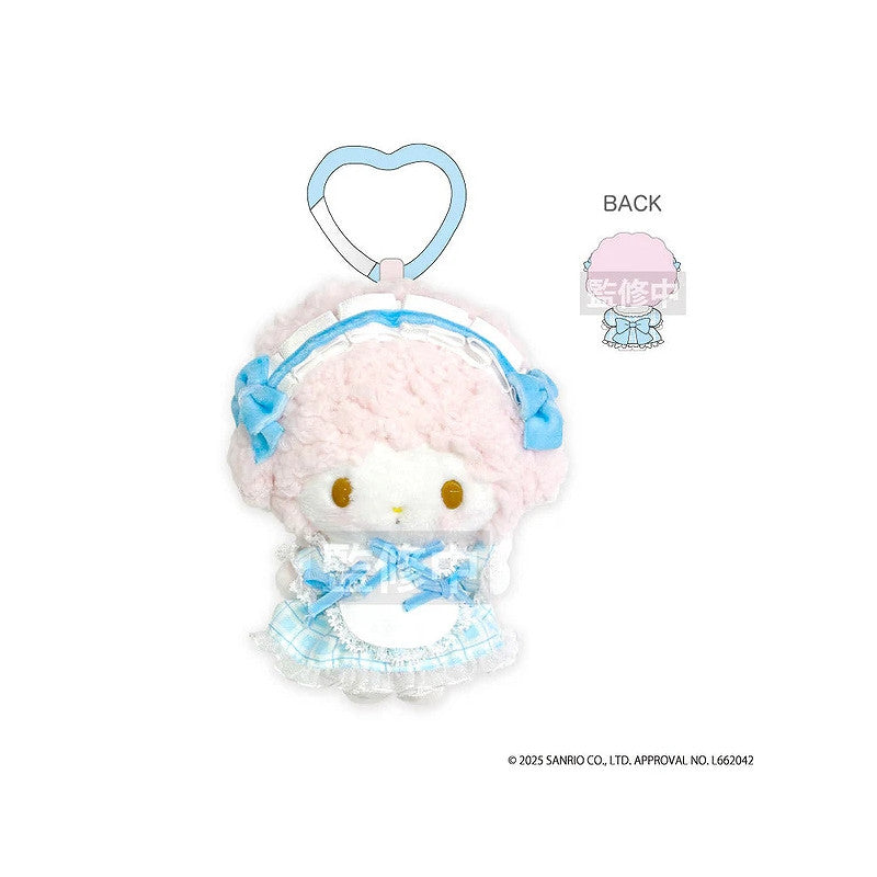 SANRIO | My Sweet Piano Plush Keychain with Carabiner Bag Charm 100×124x80mm (Blue)