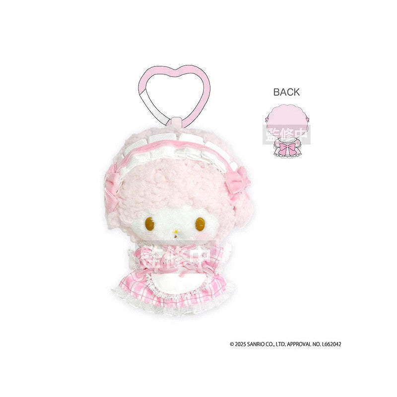 SANRIO | My Sweet Piano Plush Keychain with Carabiner Bag Charm 100×124x80mm (Pink)