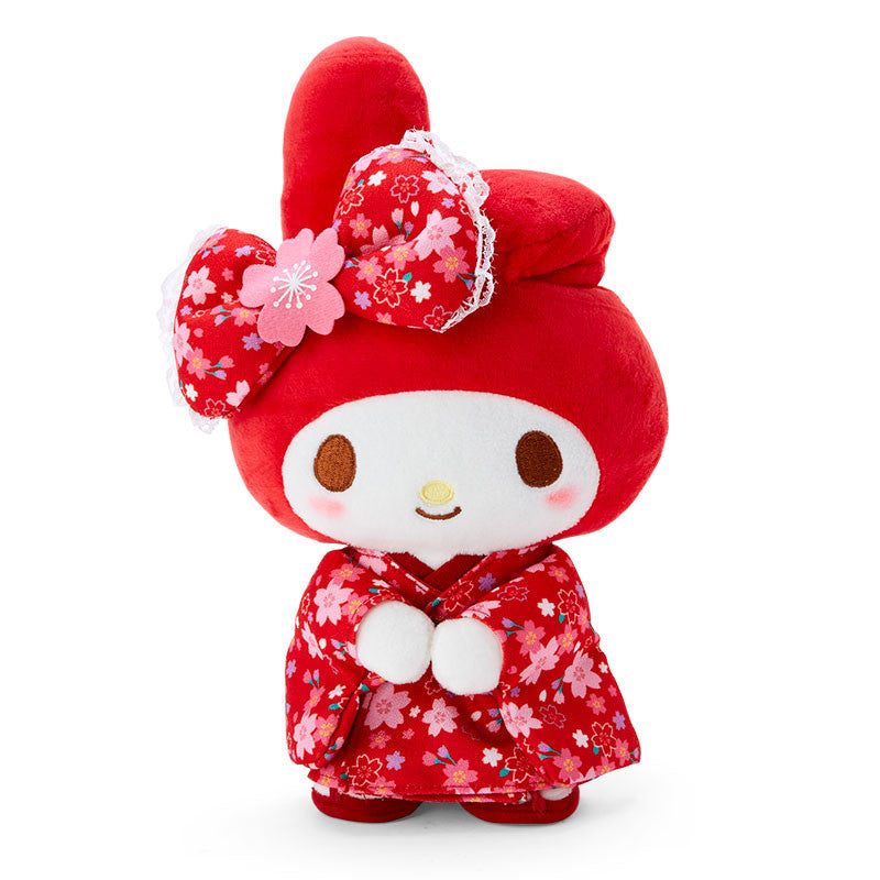 SANRIO | My Melody Plush Toy Plush Doll 170×110×260mm (Sakura Kimono Red)