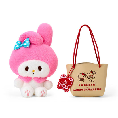 Sanrio x SWIMMER | Plush Toy Plush Doll with Bag (My Melody)