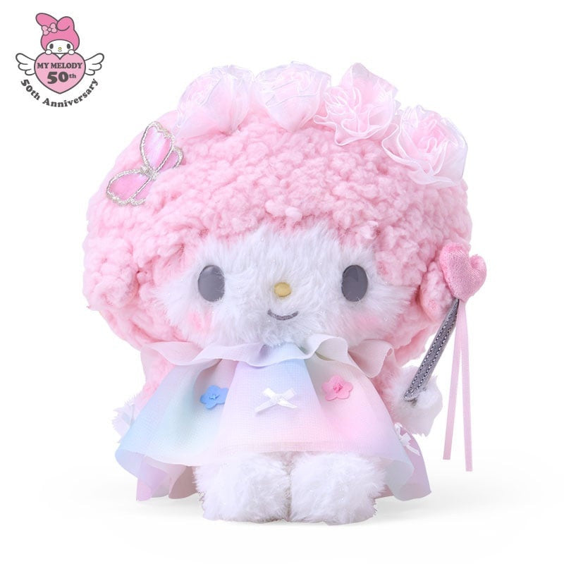 SANRIO | Fairy Plush Toy Plush Doll My Sweet Piano Rainbow Ver. W20 x H21 x D11 cm (My Melody 50th Anniversary)