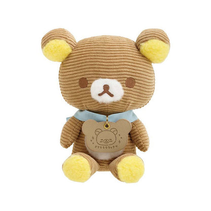 San-X | Rilakkuma Corduroy Plush Toy 195 × 175 115 Mm (Rilakkuma Close To You)