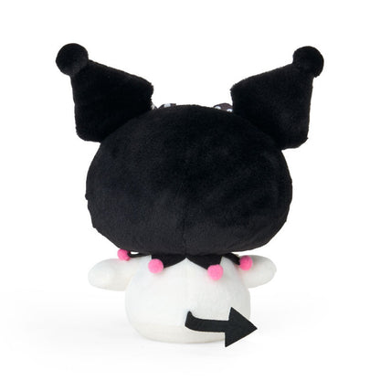SANRIO | Kuromi Plush Toy S W16.5 x H26 x D12 cm (My Melody 50th Anniversary & Kuromi 20th Anniversary/Black Pink Party)