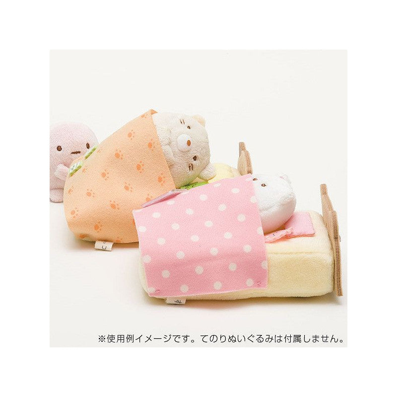 SAN-X | Sumikko Gurashi Tenori Plush Bed 115×80×50mm (Neko & Zassou)