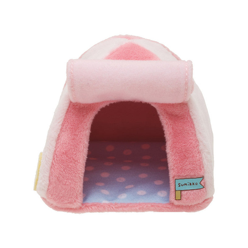 SAN-X | Sumikko Gurashi Tenori Plush SS 65×80×80mm (Pink Roof House)