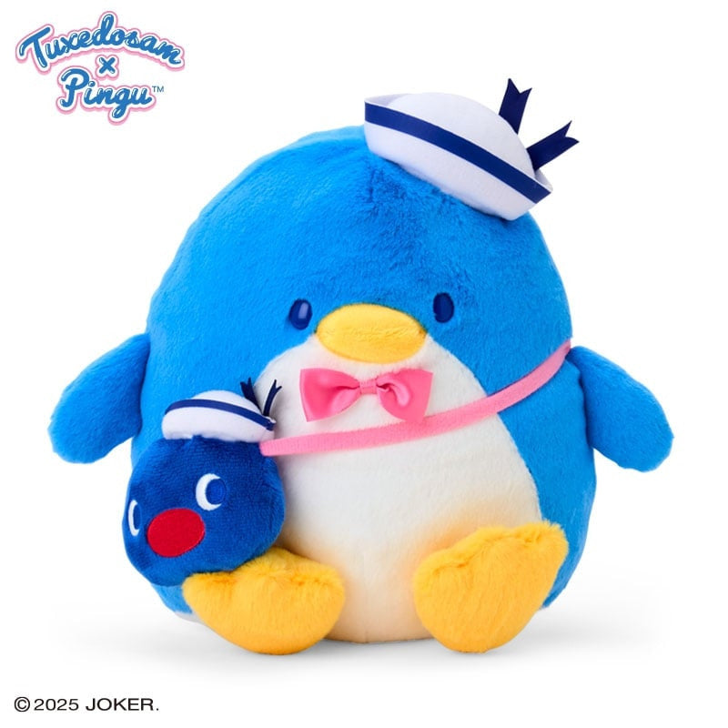 SANRIO | Plush Toy Plush Doll H21×W23×D19cm (Tuxedo Sam & Pingu)
