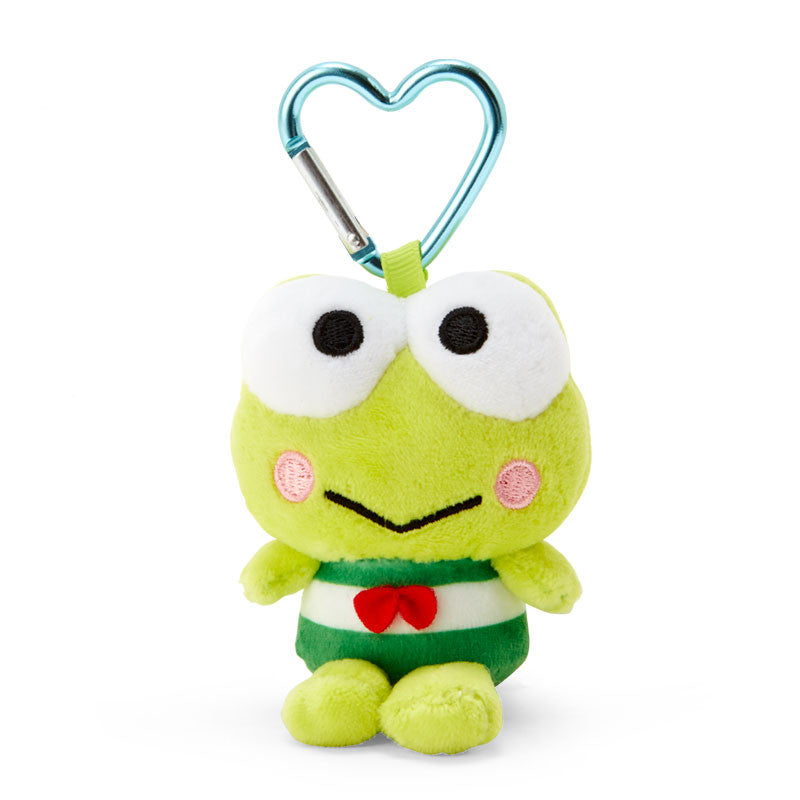 Sanrio｜Kerokero Keroppi Plush Mascot Holder With Heart Carabiner About 9Cm