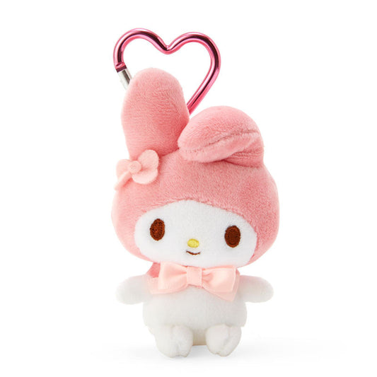 Sanrio｜My Melody Plush Mascot Holder With Heart Carabiner About 9Cm
