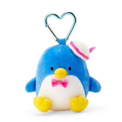 Sanrio｜Tuxedo Sam Plush Mascot Holder With Heart Carabiner About 9Cm