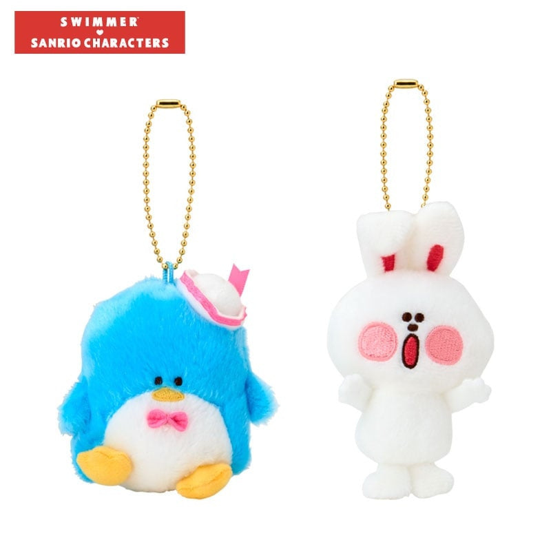 Sanrio x SWIMMER | Plush Keychains Set (TuxedoSam)