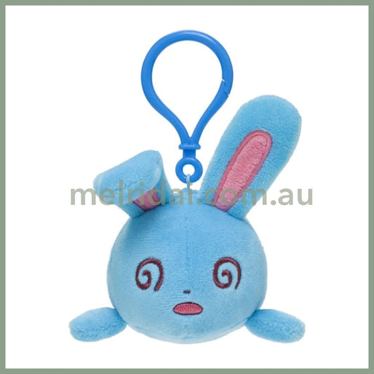 Pokemon | Mascot Chikaratsukita Dizzy Azumarill 9.5 X 10 13.5Cm 宝可梦 失去战斗能力/精疲力尽系列 玛力露丽挂件/包挂/钥匙链