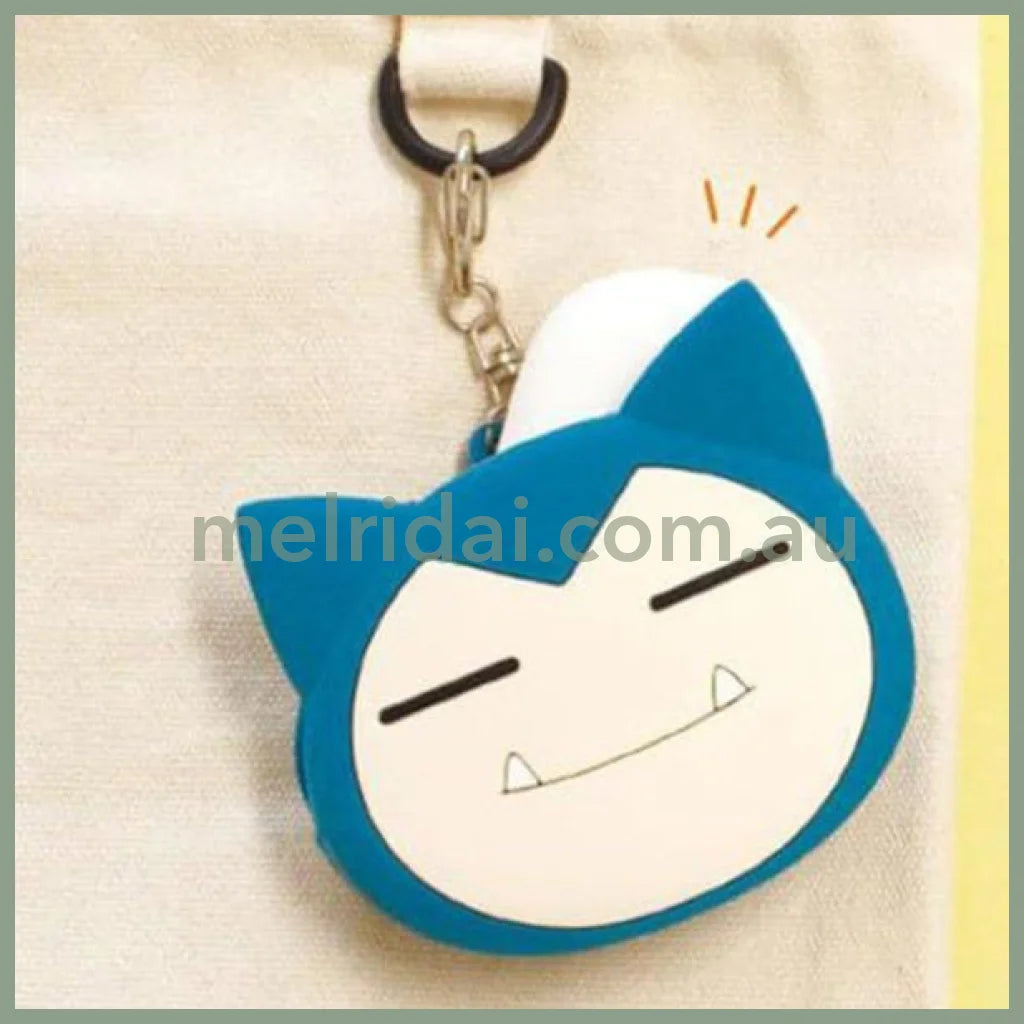 Pokémon | Mini Silicon Snorlax Keychain Mini Pouch for Coins and Airpods 8 x 8.8 x 2 cm