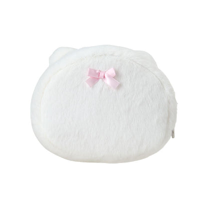 SANRIO | Hello Kitty Face-shaped Pouch 22.1 x 13.3 x 8.7cm (White Cat Ballerina)