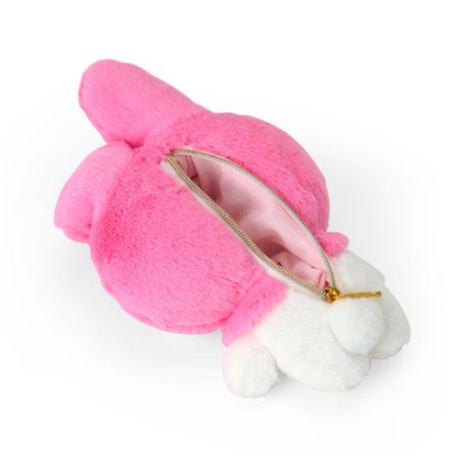 SANRIO | My Melody Mascot Plush Pouch Keychain W15 x H16.5 x D5.5 cm (My Melody 50th Anniversary & Kuromi 20th