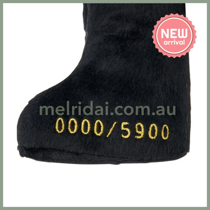 【Pre-order】SANRIO | Hello Kitty Limited Birthday Doll Plush Toy 280×165×450mm (Monochrome Girly Twin Coordinate)