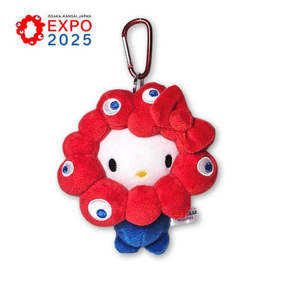 SANRIO | Hello Kitty Plush Keychain With Carabiner 140×120×90 mm (EXPO2025 Myaku-Myaku)