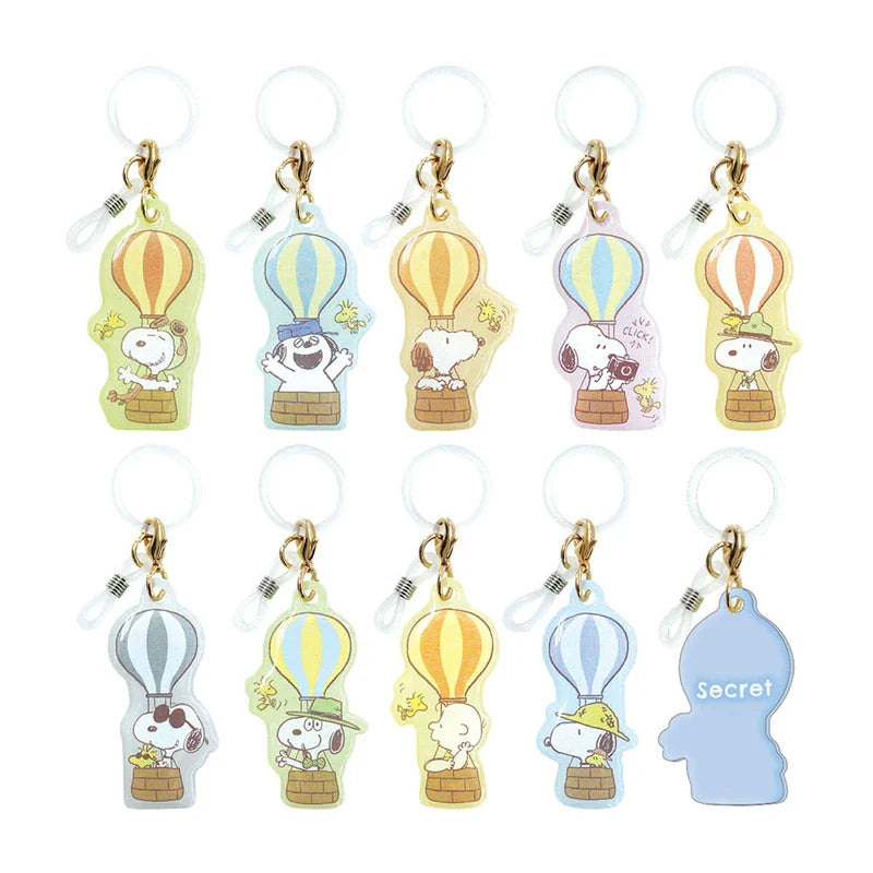 PEANUTS | Secret Snoopy Sign Key Charm Acrylic Keychain Blind Bag 25x50x3mm