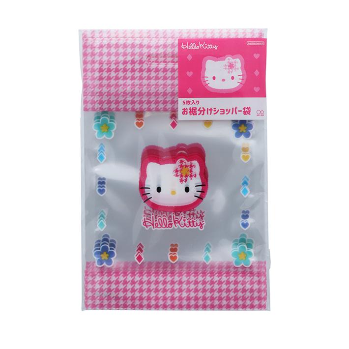 Sanrio | Y2K Gift Shopper Bag 5Pcs W100×H150×D1Mm (Hello Kitty) 日本三丽鸥 复古风 自封袋/塑封袋（凯蒂猫）