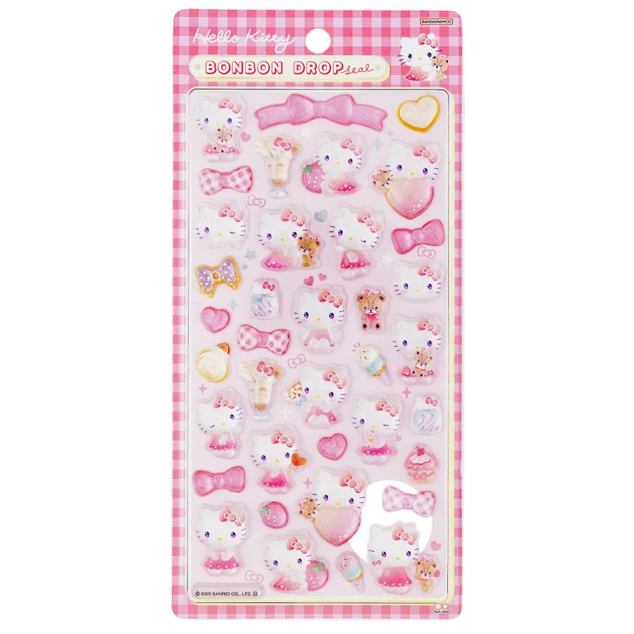 Bonbon Drop | Sanrio Hello Kitty Pink Seal 3D Sticker 95×170×5mm