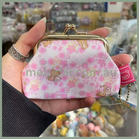 Rilakkuma | Mini Coin Purse Pouch Clasp Pouch (Sakura Collection)