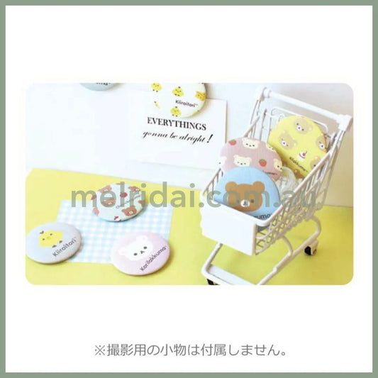 RILAKKUMA | Secret Canvas-Style Tin Magnet Blind Box 58×5mm
