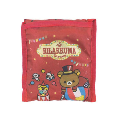 San-X | Foldable Eco Shopping Tote Bag 300×600Mm (Rilakkuma Circus)