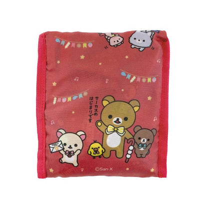 San-X | Foldable Eco Shopping Tote Bag 300×600Mm (Rilakkuma Circus)