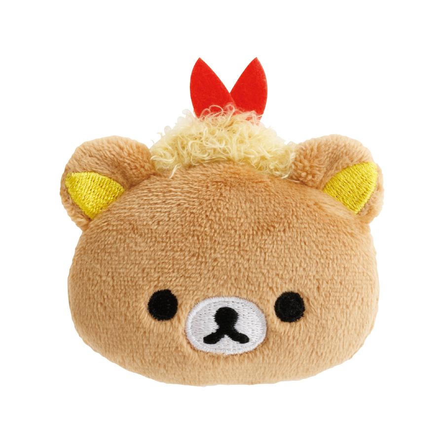 SAN-X | Rilakkuma Store Manger Limited Plush Badge 55×70×25mm (Nagoya Shrimp)
