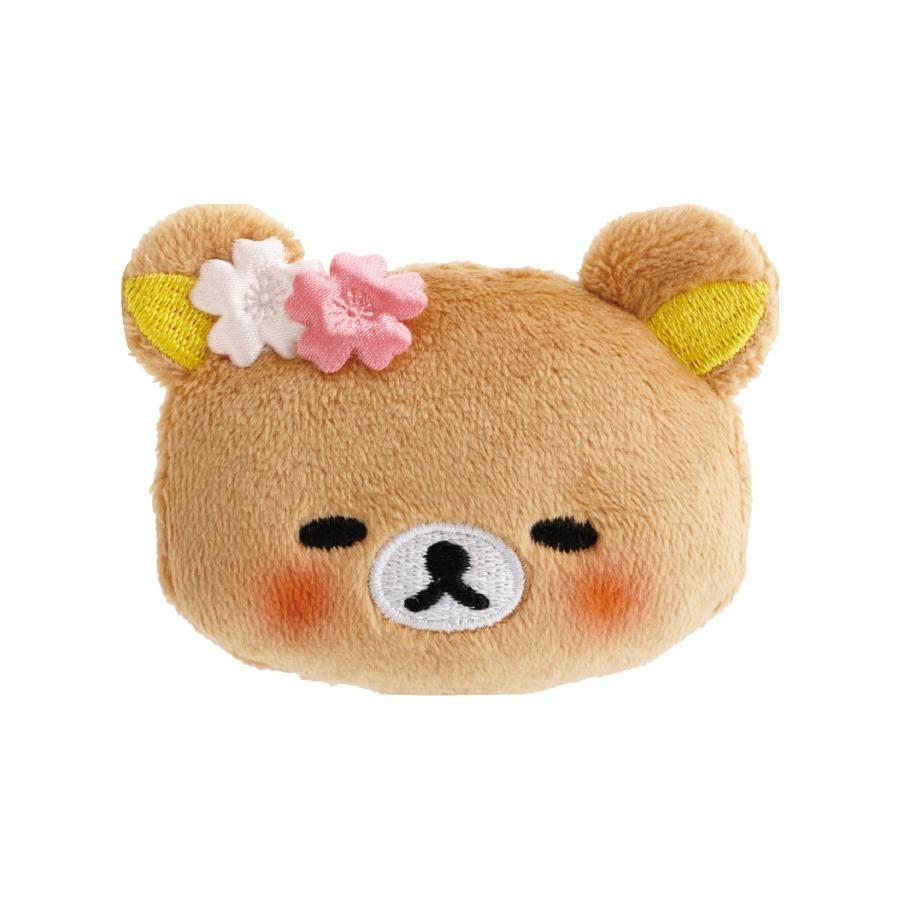 SAN-X | Rilakkuma Store Manger Limited Plush Badge 55×70×25mm (Kyoto Shijo Sakura)
