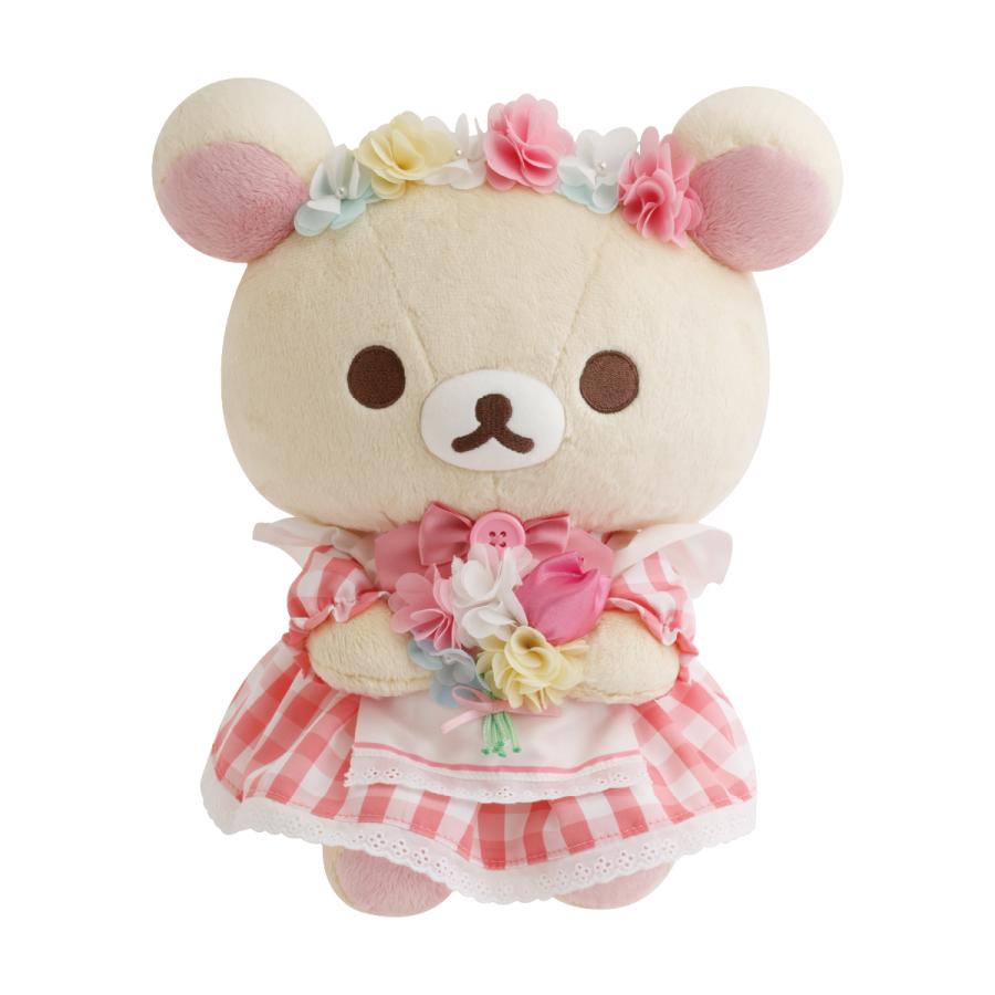 SAN-X | Rilakkuma Store Limited Korilakkuma Plush Toy Plush Doll 260×205×145mm (Flower Marches)