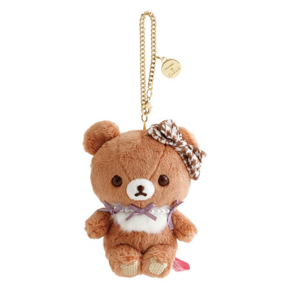 San-X x Maison de FLEUR | Chairoikoguma Keycha Bag Charm 115×85×65mm  (7th Collaboration)