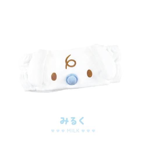SANRIO | Soft and Fluffy Hairband Hair Band 2.0 x 17.0 x 16.9cm (Milk)