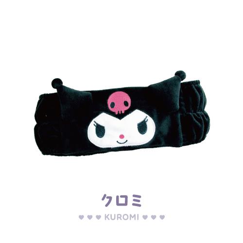 SANRIO | Soft and Fluffy Hairband Hair Band 2.0 x 17.0 x 16.9cm (Kuromi)