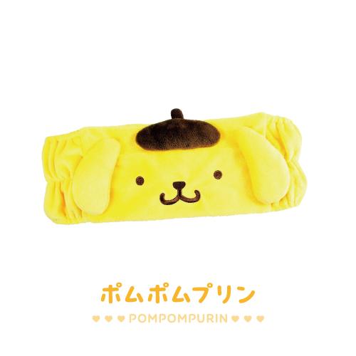 SANRIO | Soft and Fluffy Hairband Hair Band 2.0 x 17.0 x 16.9cm (Pompompurin / Pom Pom Purin)