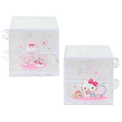 SANRIO | Hello Kitty Stacking Chest Drawer 163×93×90mm (Relaxing)