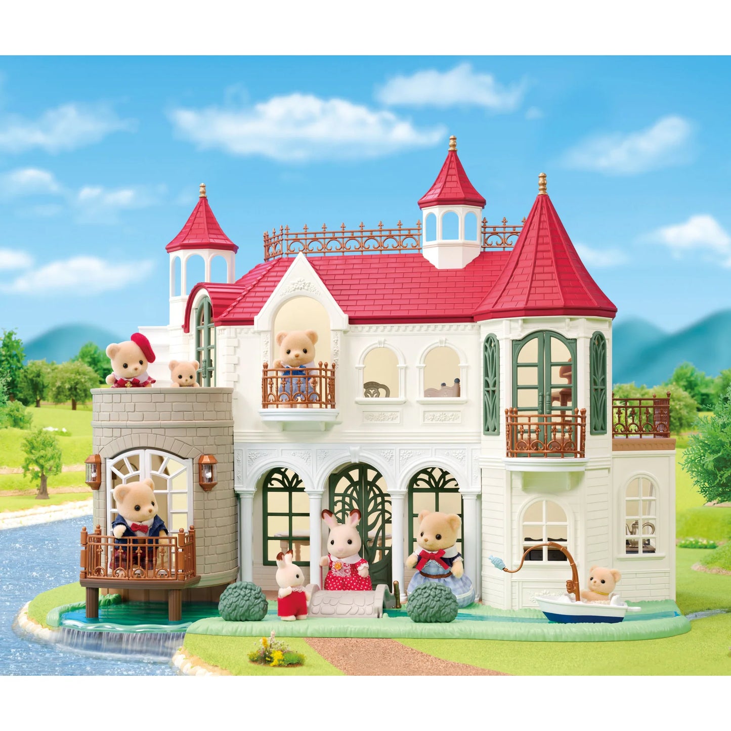 【Pick Up & Store Only】Sylvanian Families Red Roof Riverside Manor - 5865