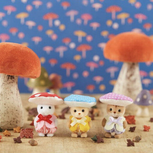 【JP】Sylvanian Families | Baby Trio Mushroom Fairy