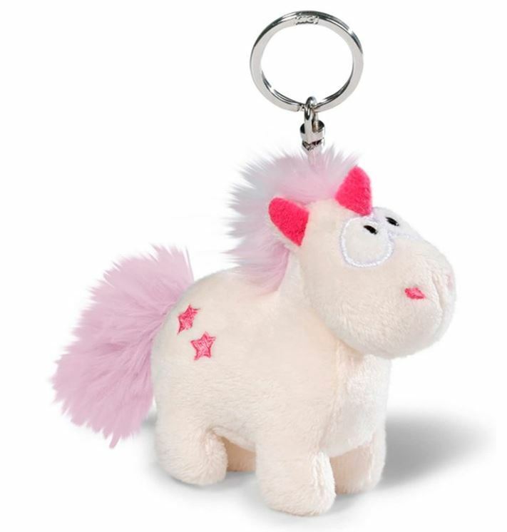 NICI Unicorn Theodor 10cm Bean Bag Keyholder Keyring
