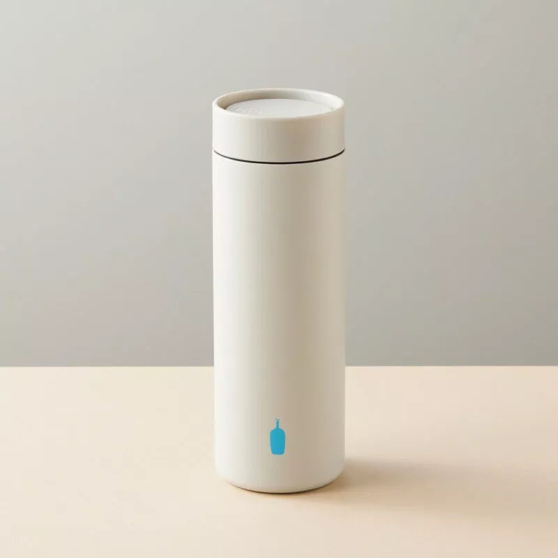 Blue Bottle Coffee | Miir 360 Traveler 16Oz (Fog Gray) 小蓝瓶咖啡 360旅行者 瓶盖按压 不锈钢保温杯（雾霾灰）